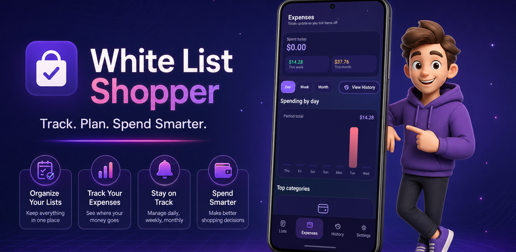 White List Shopper promotional artwork